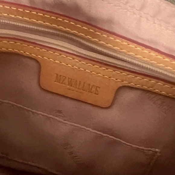 MZ Wallace HARLOW CROSSBODY IN Green CLAY with Studded Strap Purse - Picture 5 of 9